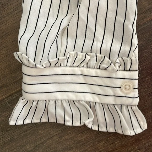 Striped Button-Up Blouse - Picture 4 of 6